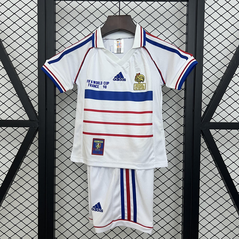 CAMISOLA FRANÇA II 1998 CONJUNTO INFANTIL (RETRO)