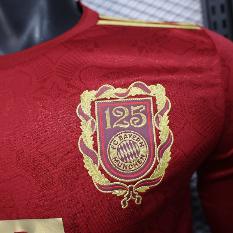 CAMISOLA BAYERN DE MUNICH EDIÇÃO 125 ANOS 25/26 MANGA LONGA homem (VERSÃO JOGADOR)