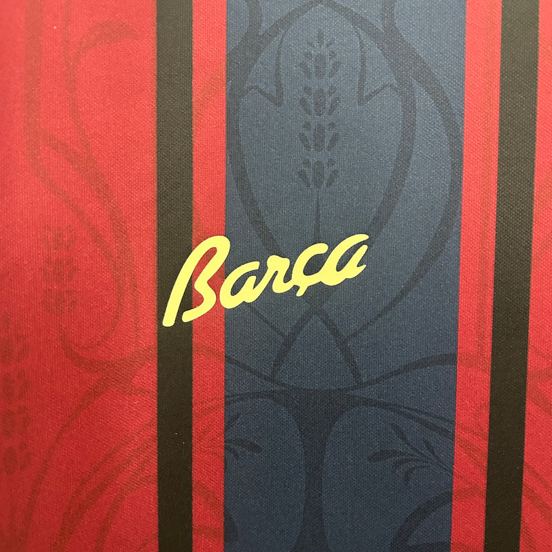 CAMISOLA BARCELONA ANIVERSÁRIO 125 ANOS RETRO homem