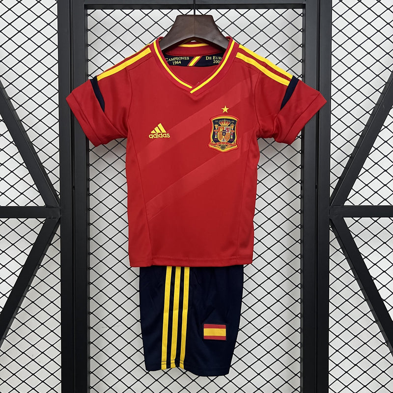 CAMISOLA ESPANHA I 2012 CONJUNTO INFANTIL (RETRO)