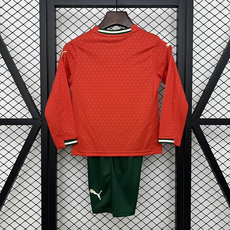 PORTUGAL PUMA I 2025 CONJUNTO INFANTIL (MANGA LONGA)