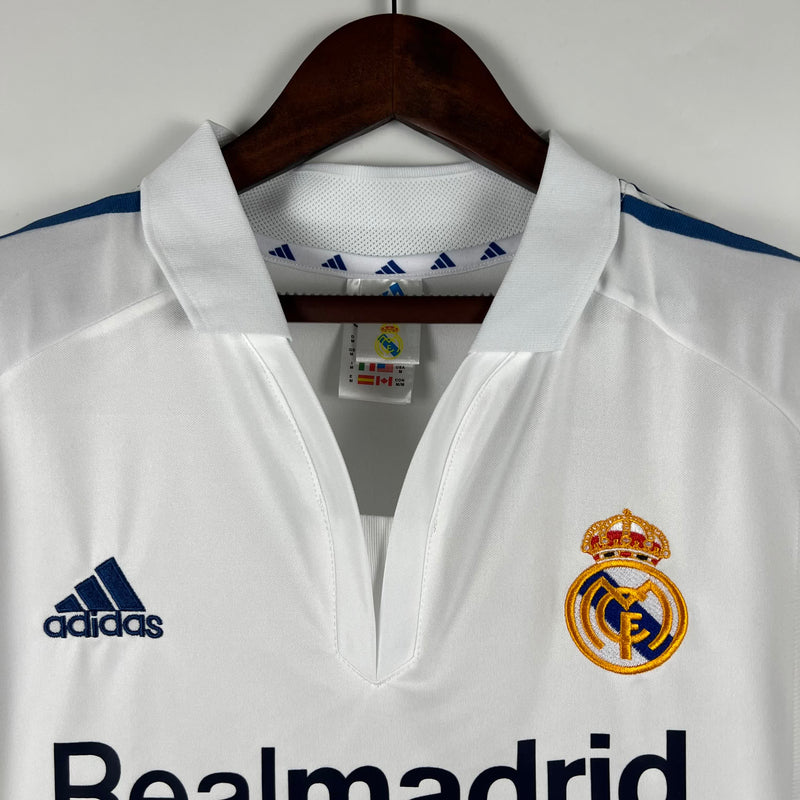 CAMISOLA REAL MADRID I 01/02 homem (RETRO)