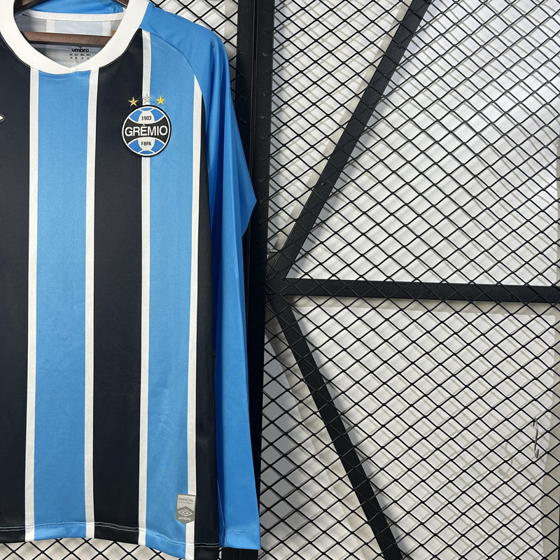 CAMISOLA GREMIO I 25/26 homem (MANGA LONGA)