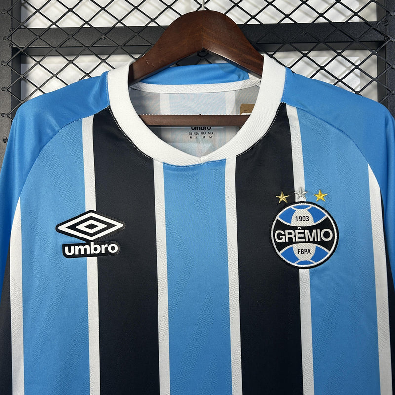 CAMISOLA GREMIO I 25/26 homem (MANGA LONGA)