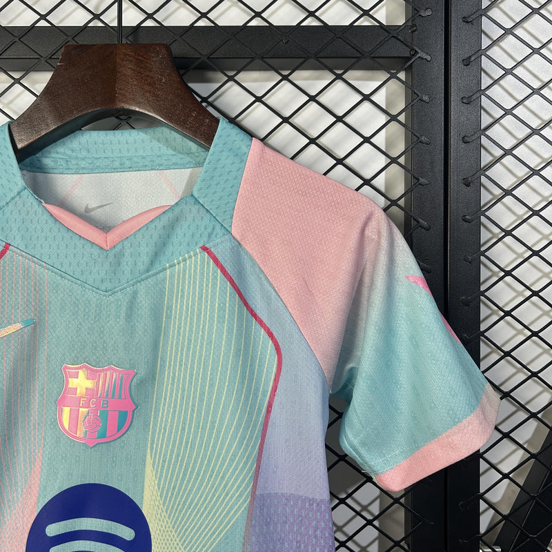 BARCELONA EDIÇÃO ESPECIAL 25/26 CONJUNTO INFANTIL