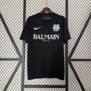 BARCELONA SHIRT LIMITED SPECIAL EDITION BALMAIN PARIS BLACK 24/25 men