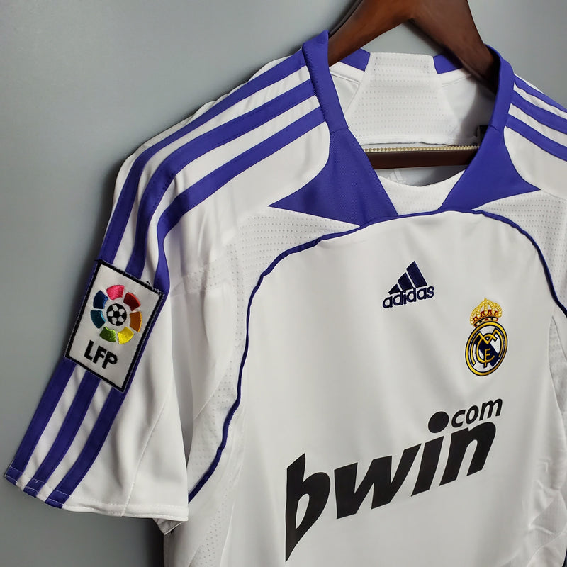 CAMISOLA REAL MADRID I 07/08 homem (RETRO)