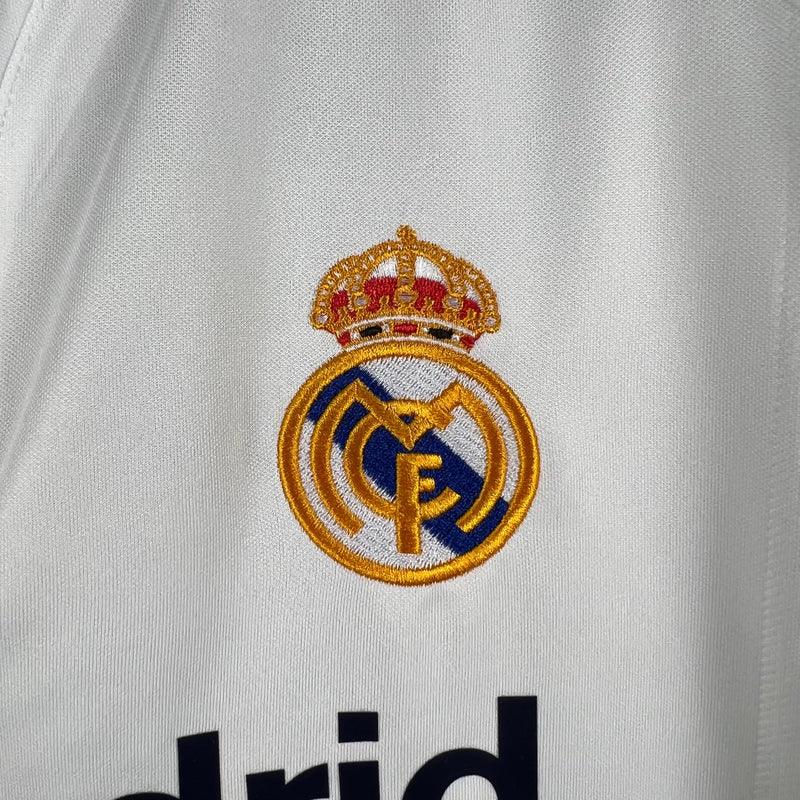 CAMISOLA REAL MADRID I 01/02 homem (RETRO)