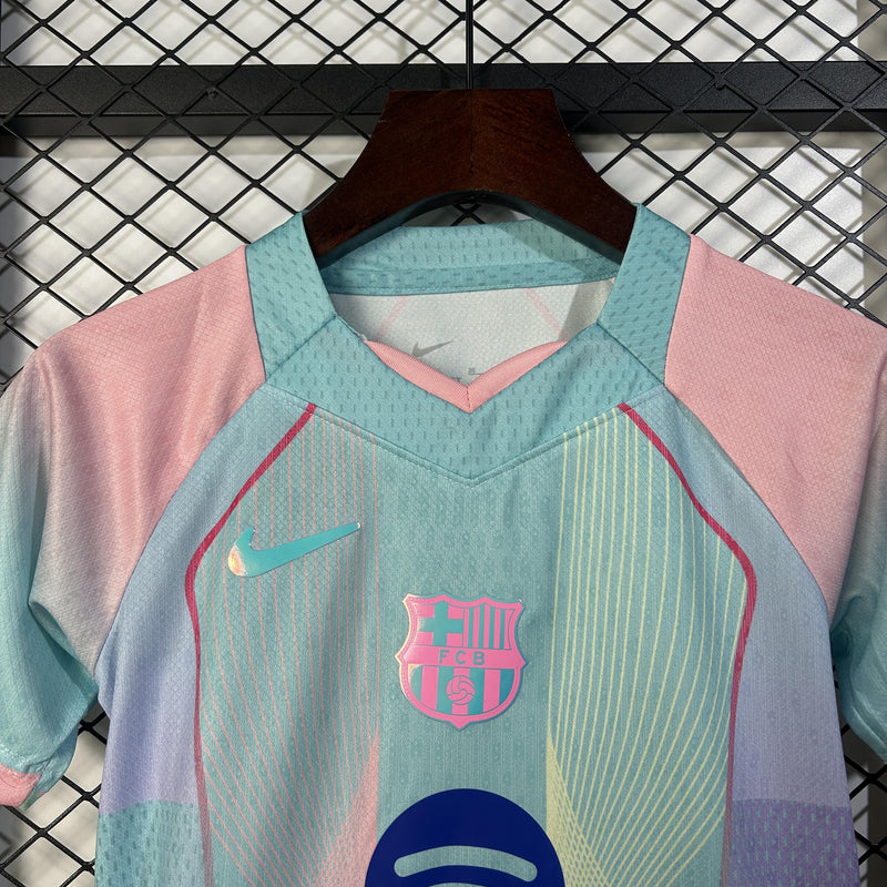 BARCELONA EDIÇÃO ESPECIAL 25/26 CONJUNTO INFANTIL