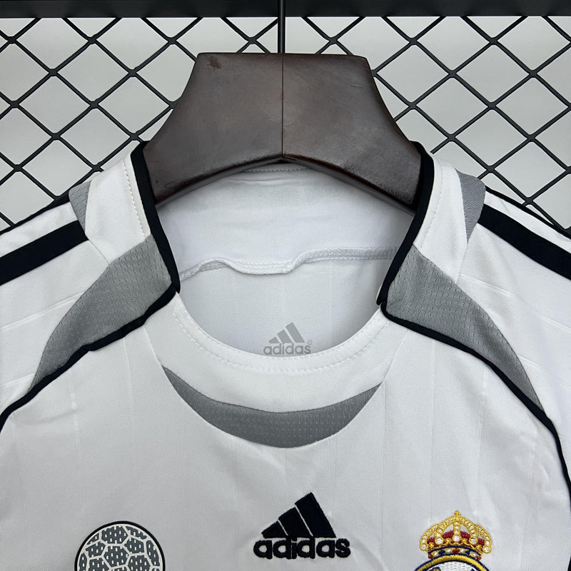 CAMISOLA REAL MADRID I 06/07 CONJUNTO INFANTIL (RETRO)