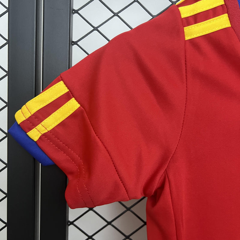 CAMISOLA ESPANHA I 2010 CONJUNTO INFANTIL (RETRO)