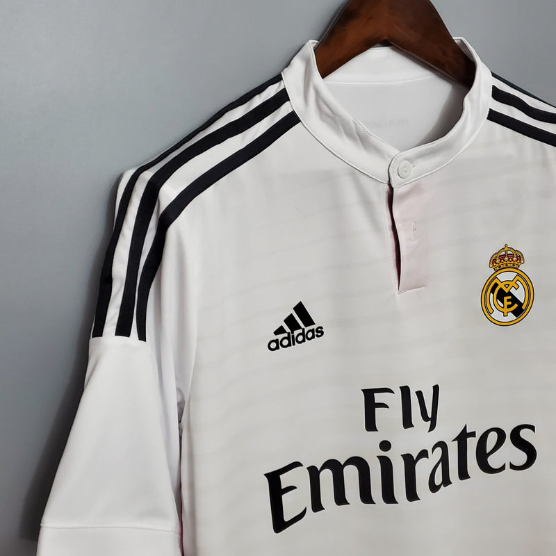 CAMISOLA REAL MADRID I 14/15 homem (RETRO)