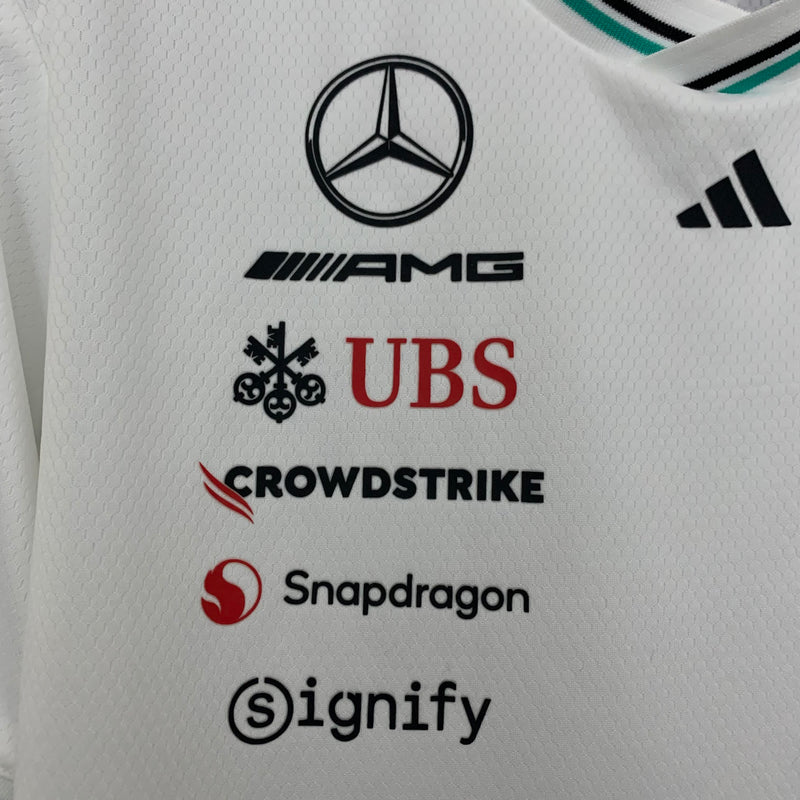 CAMISOLA F1 Mercedes 2025 Branca