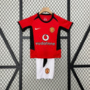 MANCHESTER UNITED I SHIRT 02/04 CHILDREN'S SET (RETRO)