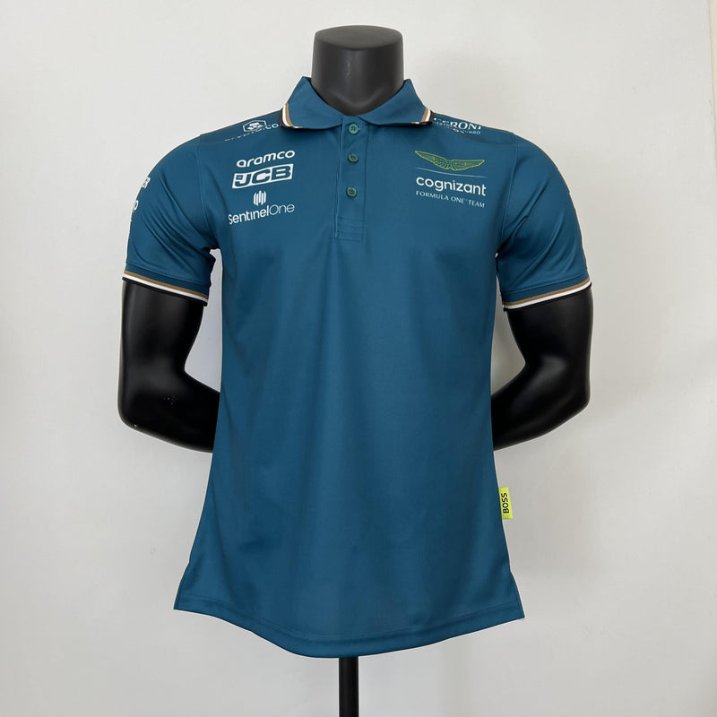 F1 Aston Martin 2023 Jersey - #ALONSO - #14 - Green POLO