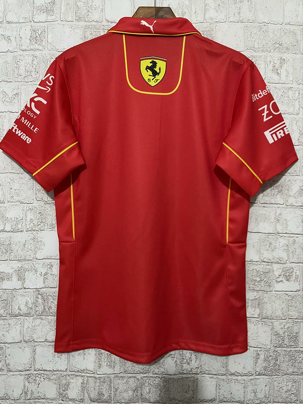 FERRARI F1 2024 F1 shirt RED - POLO