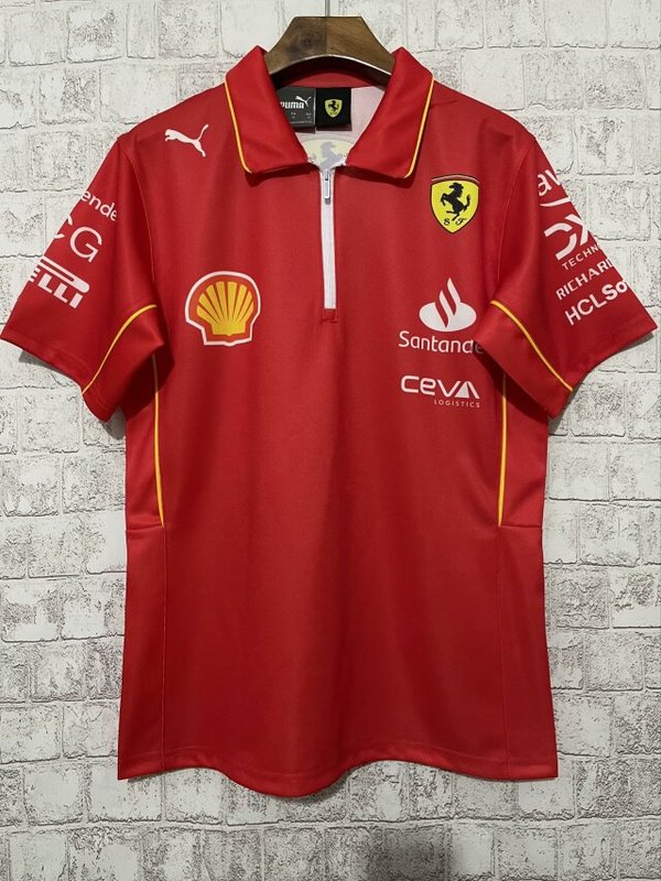 FERRARI F1 2024 F1 shirt RED - POLO