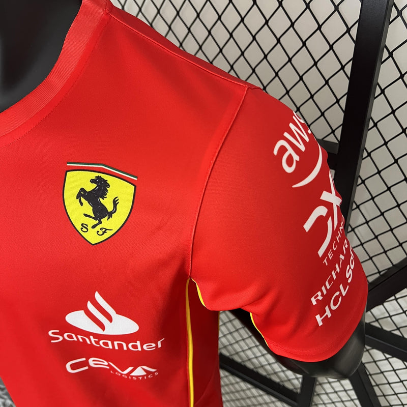 FERRARI F1 2024 F1 shirt RED
