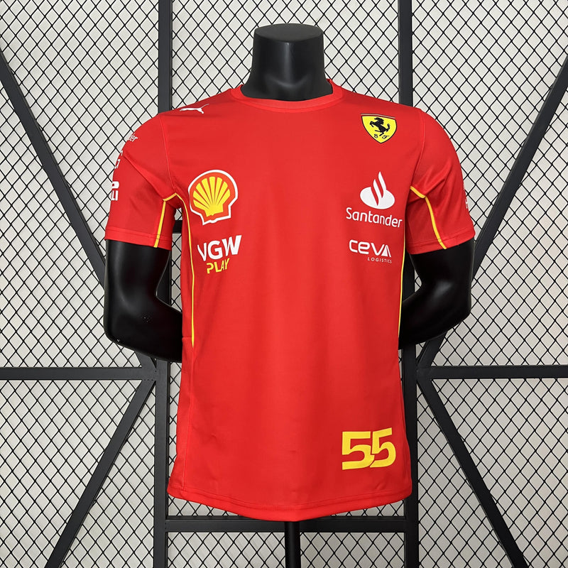 FERRARI F1 2024 F1 shirt RED