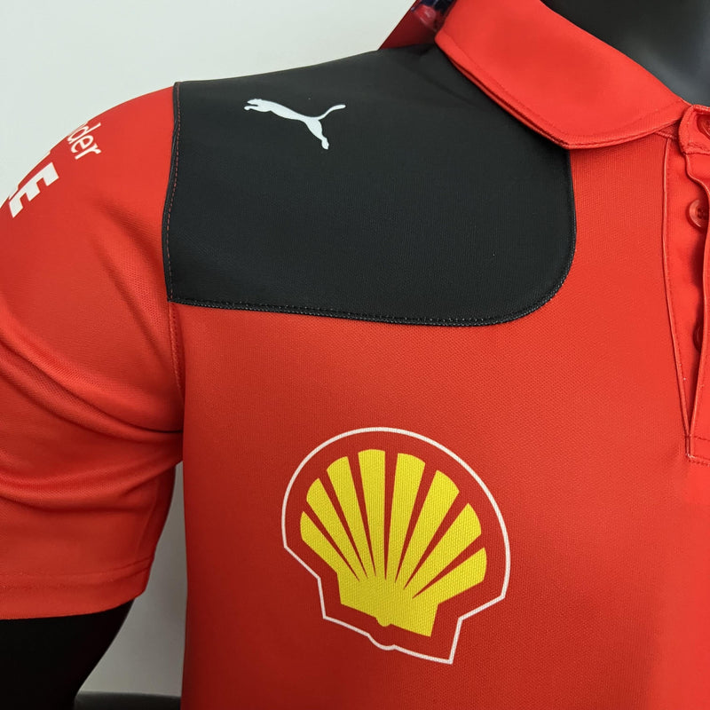 F1 Ferrari 2023 red T shirt - POLO