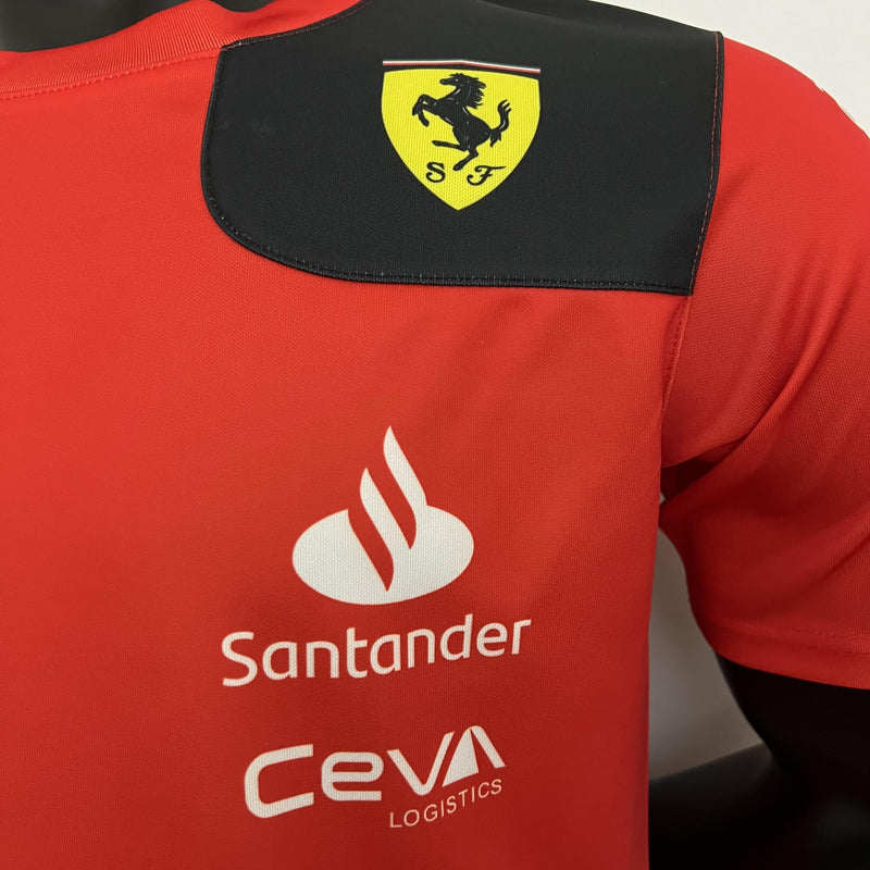 F1 Ferrari 2023 red shirt -