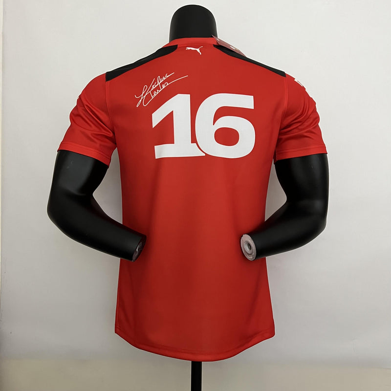 F1 Ferrari 2023 red shirt -