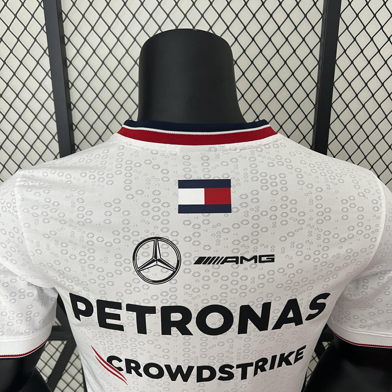F1 SWEATSHIRT Mercedes 2024 new white F1 shirt