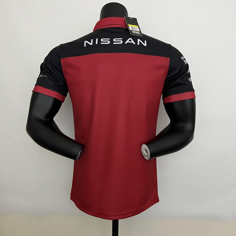 SWEATSHIRT F1 NISSAN 2023 red T shirt - POLO