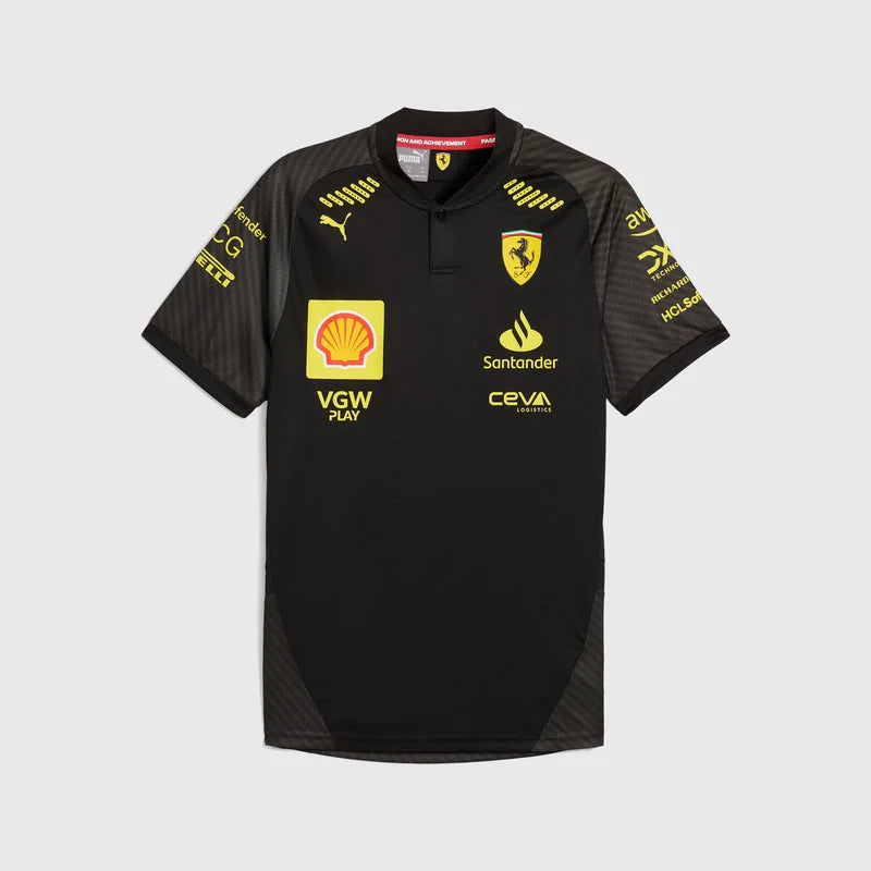 FERRARI F1 2024 BLACK T-shirt