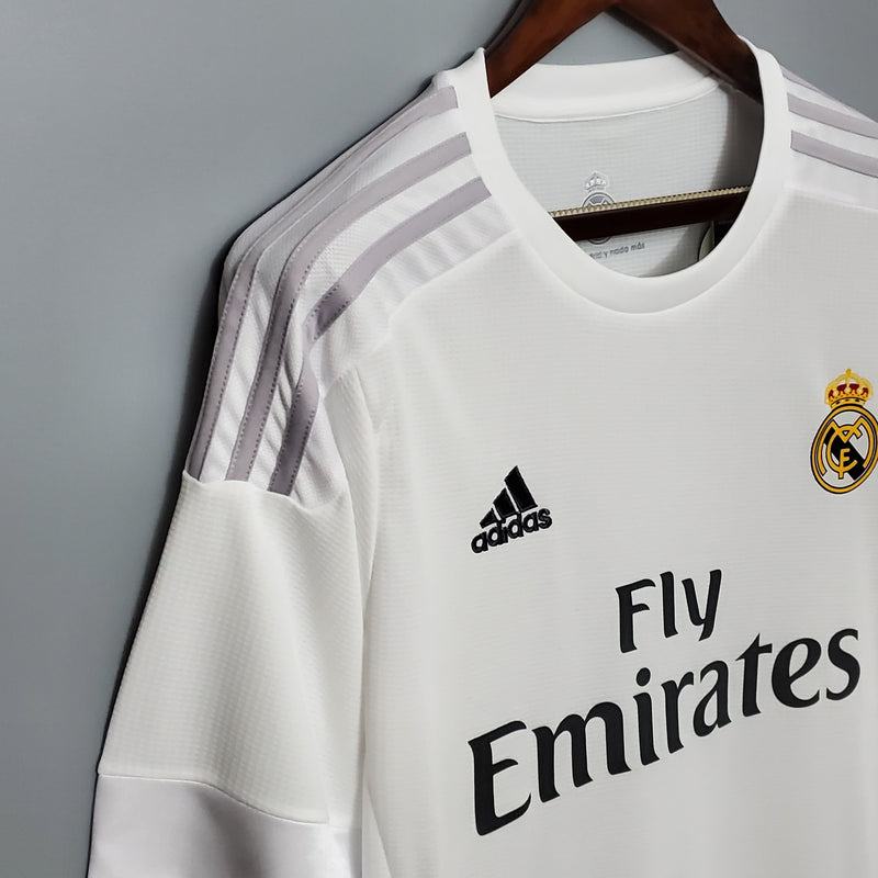 CAMISOLA REAL MADRID I 15/16 homem (RETRO)