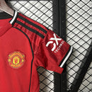 ADIDAS RETRO 24/25 LIMITED SPECIAL EDITION MANCHESTER UNITED JERSEY KIDS SET