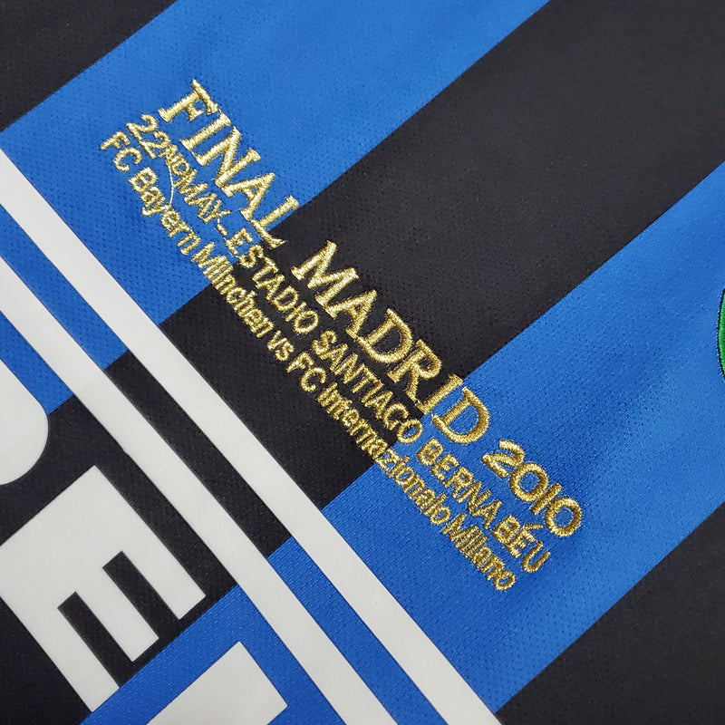 INTER DE MILAN I 2010 EDIÇÃO CAHMPIONS LEAGUE homem (RETRO)