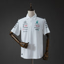 CAMISOLA POLO F1 MERCEDES 2026 BRANCA