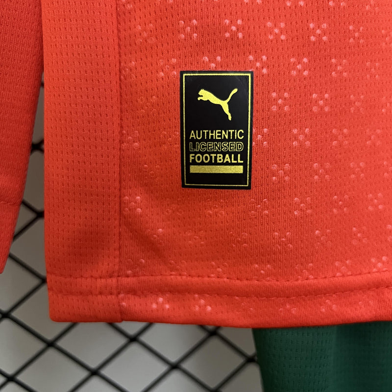 PORTUGAL PUMA I 2025 CONJUNTO INFANTIL (MANGA LONGA)