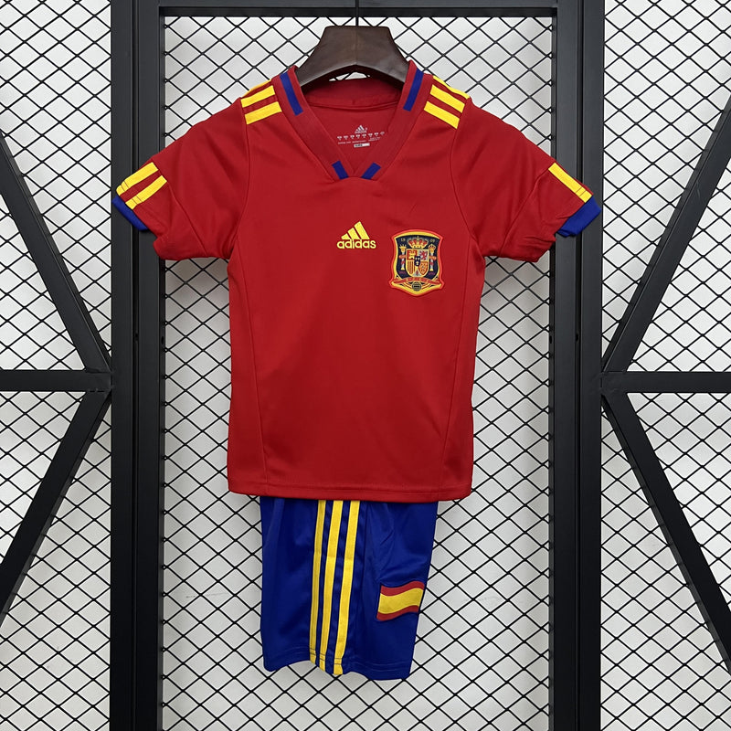 CAMISOLA ESPANHA I 2010 CONJUNTO INFANTIL (RETRO)