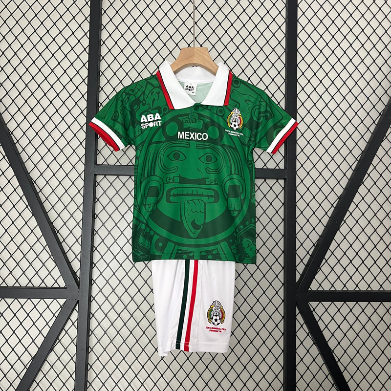 MEXICO I 1998 CHILDREN'S SET JERSEY (RETRO)