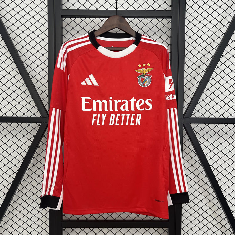 CAMISOLA BENFICA I 25/26 homem (MANGA LONGA)