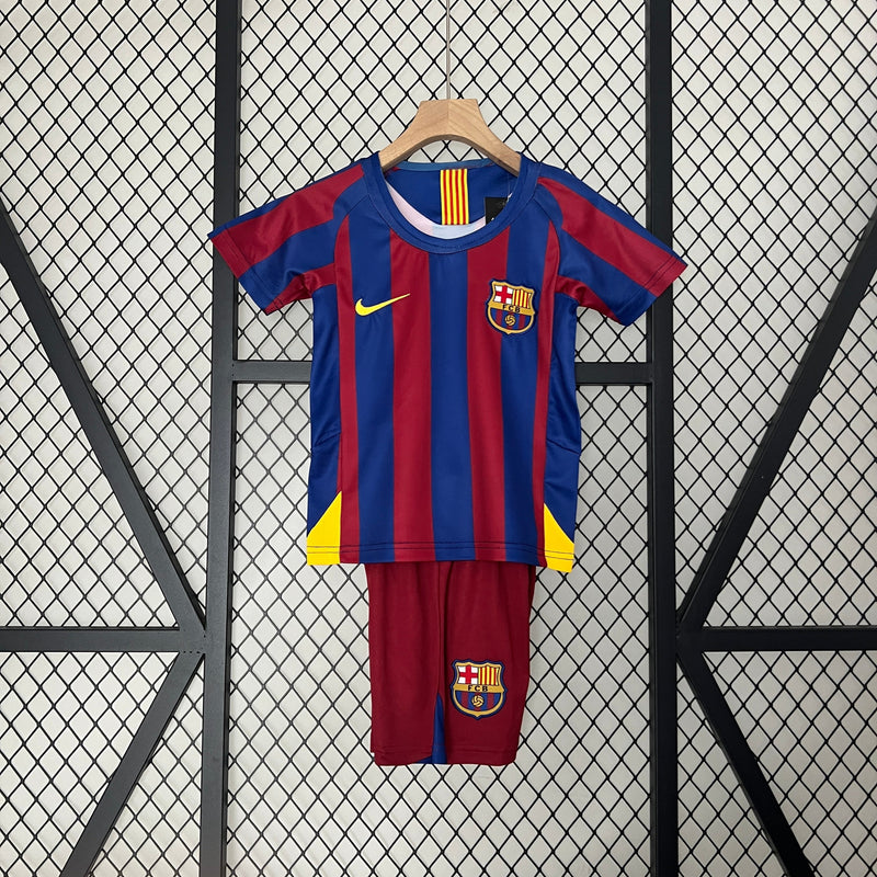 BARCELONA I SWEATSHIRT 05/06 CHILDREN'S SET (RETRO)