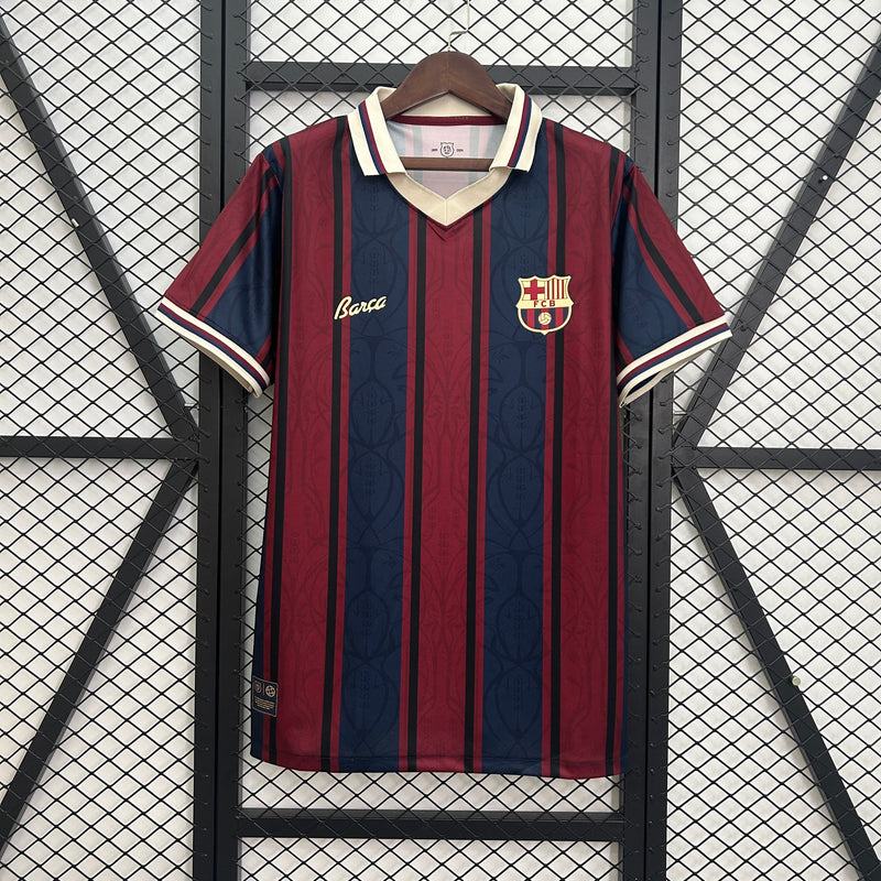 CAMISOLA BARCELONA ANIVERSÁRIO 125 ANOS RETRO homem